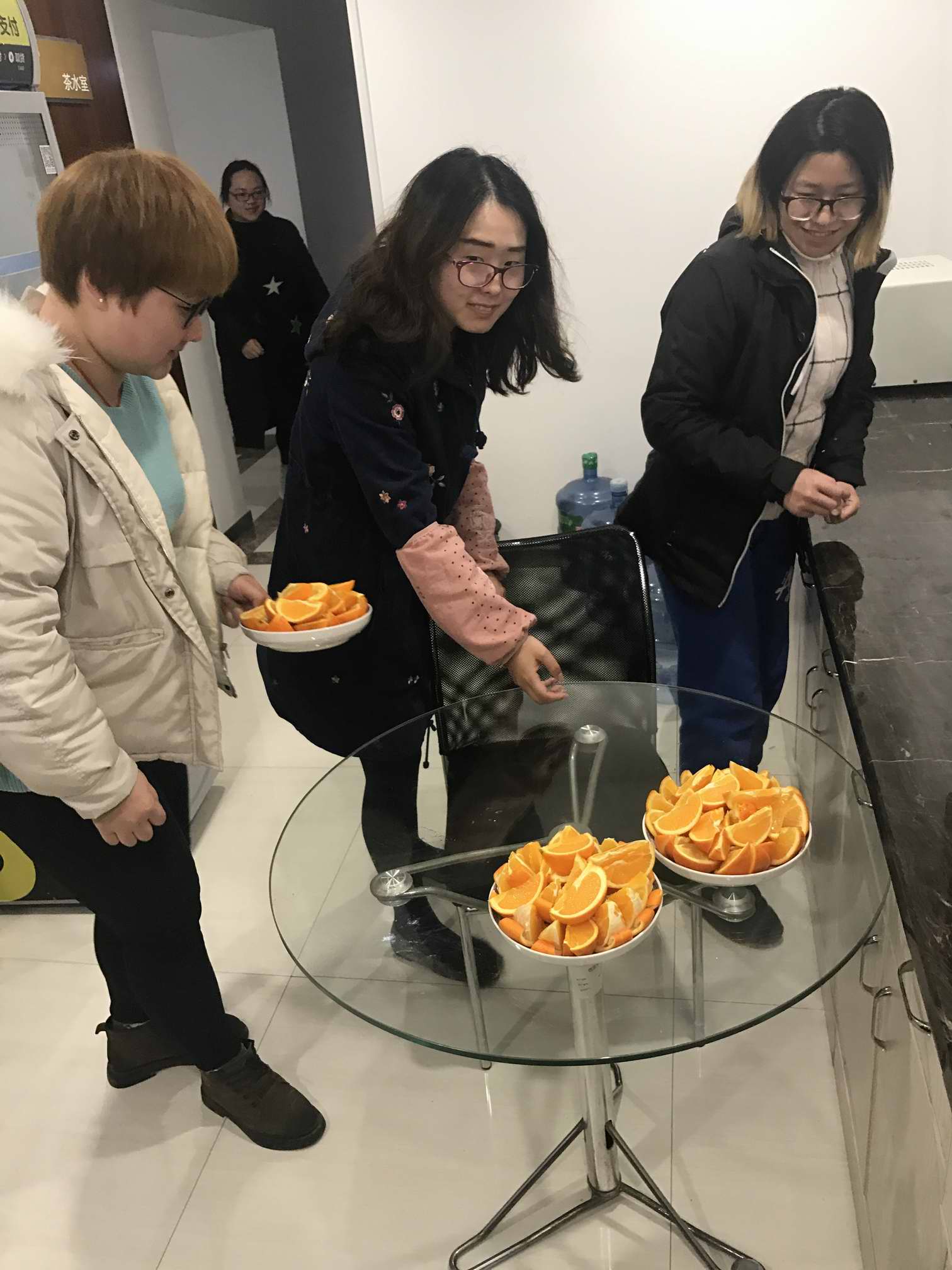 公司為員工帶來冬日福利